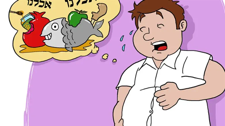 גם הדיאטה, כמו הרבה דברים חשובים אחרים, נדחית לאחרי החגים