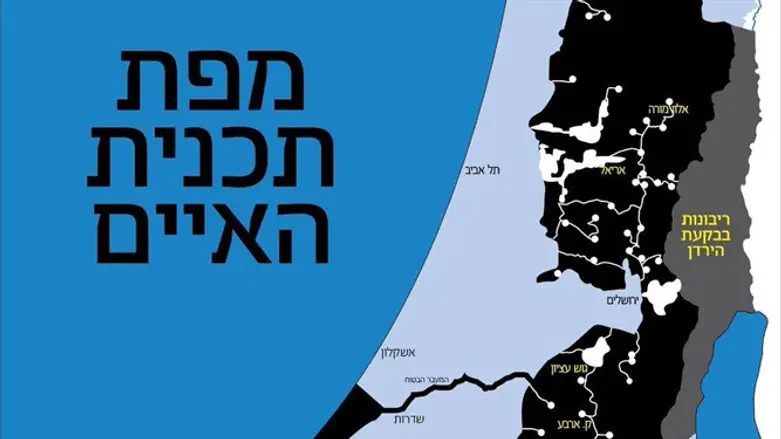 המציאות מעט שונה, אבל לא בהרבה. מפת המובלעות שחשף בנט