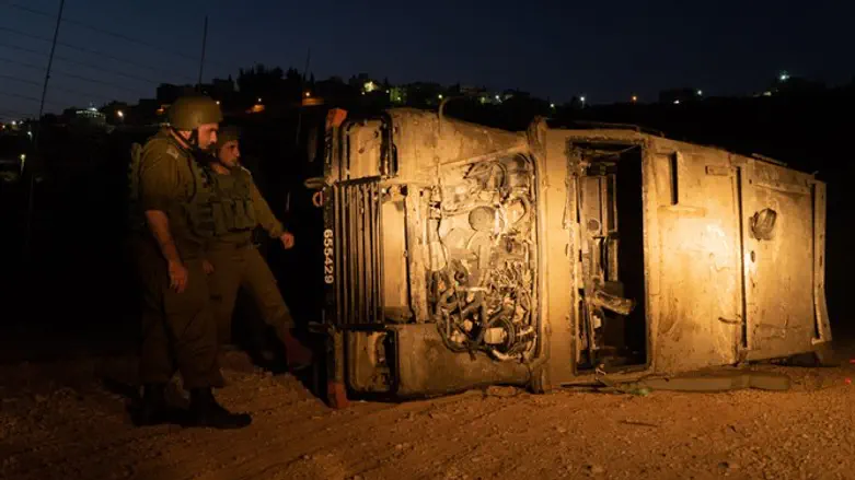 הכוחות במהלך התרגיל