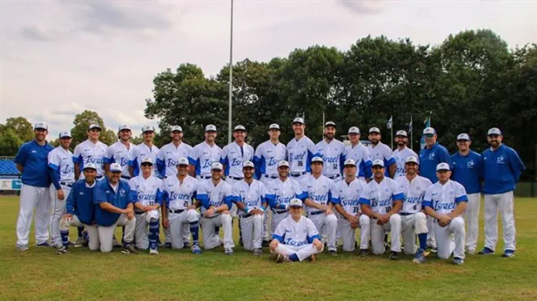 Israel's national baseball team at the European Championships in Germany