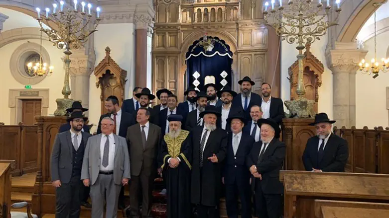 הרב יצחק יוסף בעיר ליון