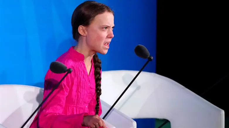 הפעילה הסביבתית בת ה-16 גרטה טונברג