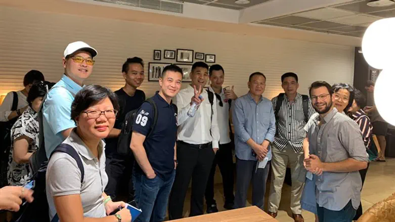 המשלחת הסינית באורבן פלייס ירושלים