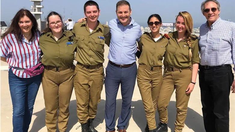 StandWithUs CEO Roz Rothstein (far left)