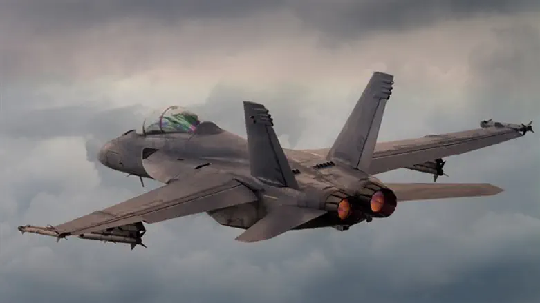 F/A-18 fighter jet