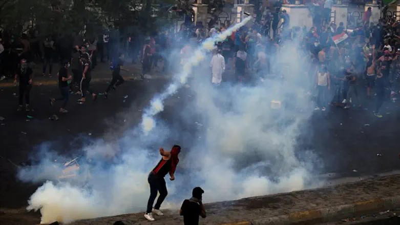 Anti-government protest in Baghdad
