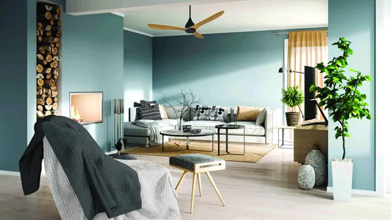 מאוורר תקרה. אילוסטרציה