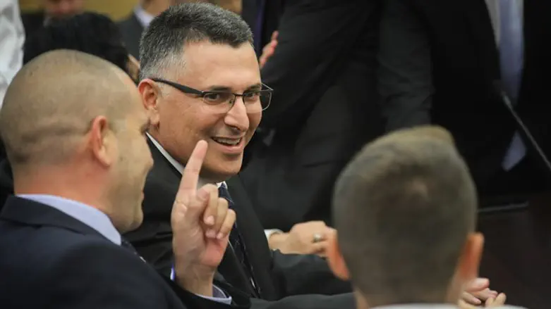 גדעון סער היום בישיבת סיעת הליכוד