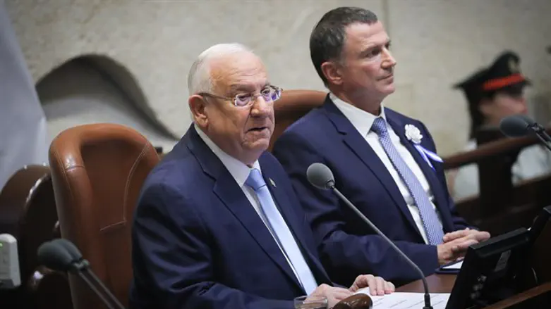 ייפגשו בבית הנשיא. ריבלין ואדלשטיין