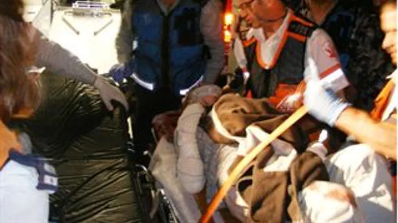 פינוי הפצועים באלנבי