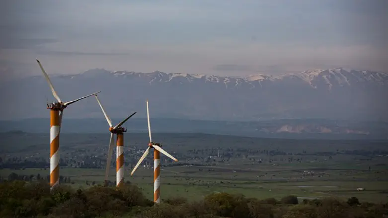 חוות הרוח בהר בני רסן בגולן