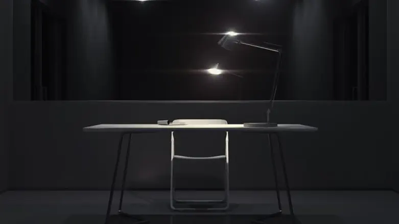 Комната для допроса. Иллюстрация