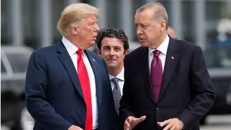 Donald Trump and Recep Tayyip Erdogan