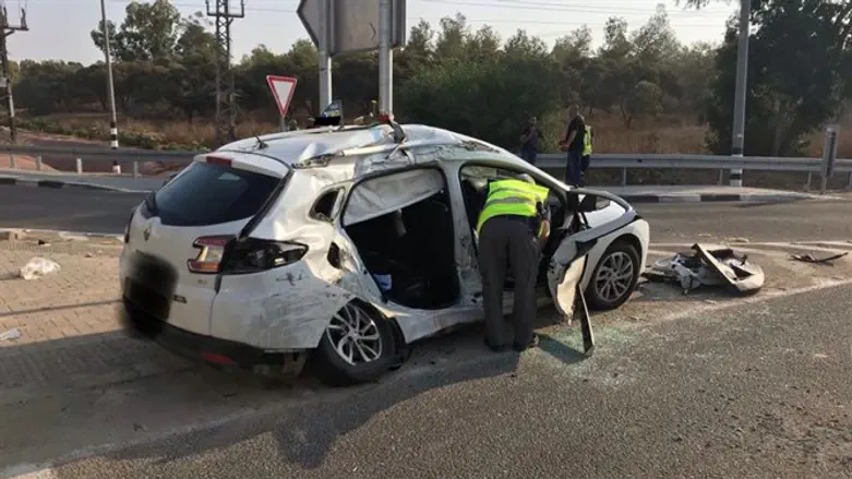 Место ДТП у Сдерота