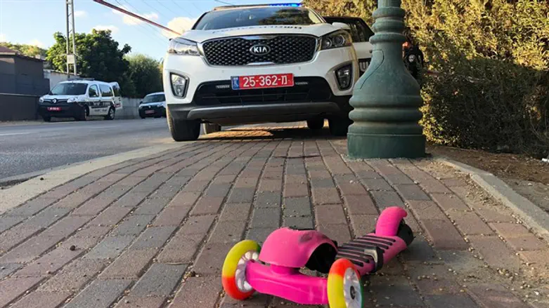 Girl critically injured riding scooter