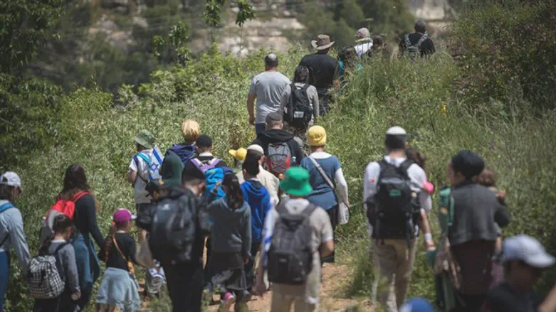 לפחות העלייה קורעת. מטיילים בארצנו