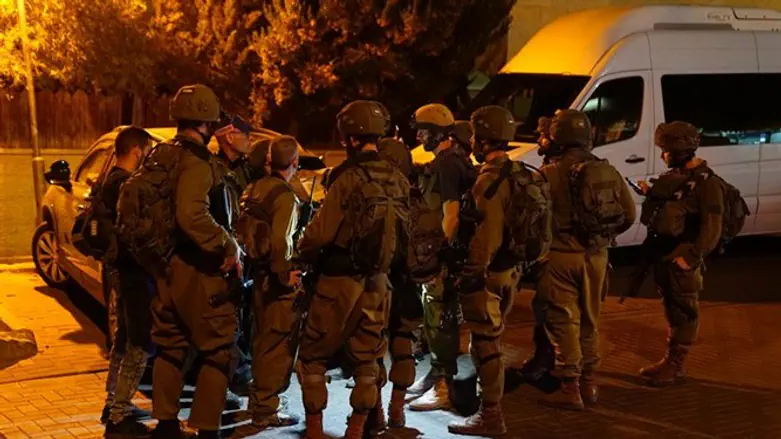 לוחמים בתרגיל