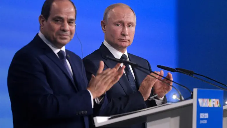 Владимир Путин и Абдель Фаттах Сиси