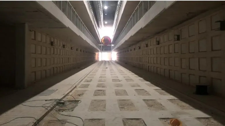 A new tunnel network will ultimately hold some 23,000 bodies.