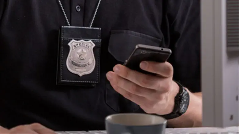 Police search phone