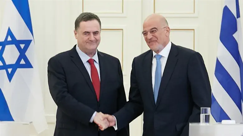 Minister Yisrael Katz in Greece