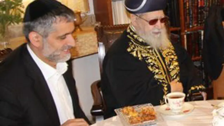 השר ישי והרב עובדיה