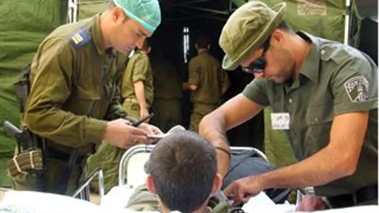 קליטת "נפגע" בבית החולים