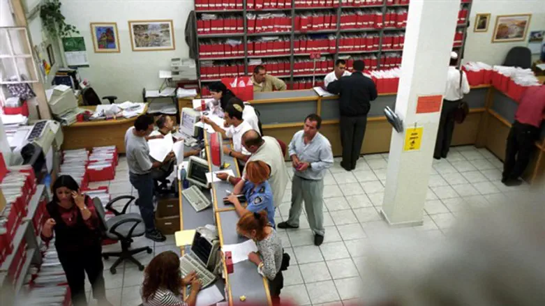 לשכת ההוצאה לפועל. אילוסטרציה