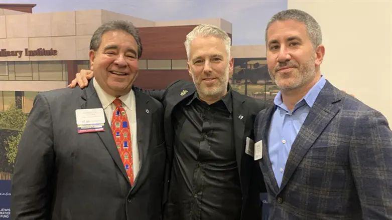 L-R: JNF CEO Russell Robinson, Lior Lev Sercarz and Michael Solomonov