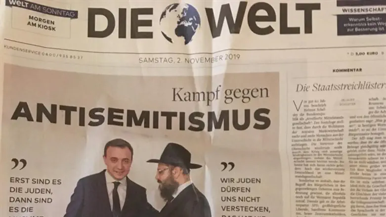 כתבת השער של הרב והפוליטיקאי