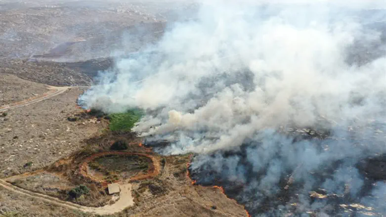 השריפה ליד בית חגי