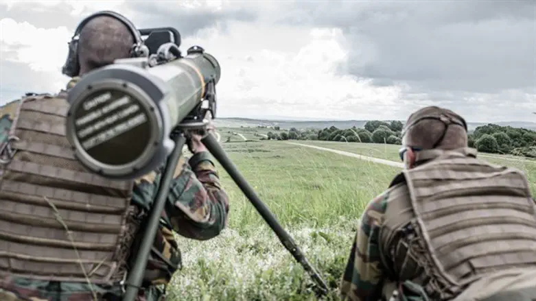 טילי ספייק בשימוש חיילים גרמנים