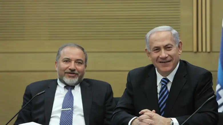 Liberman and Netanyahu