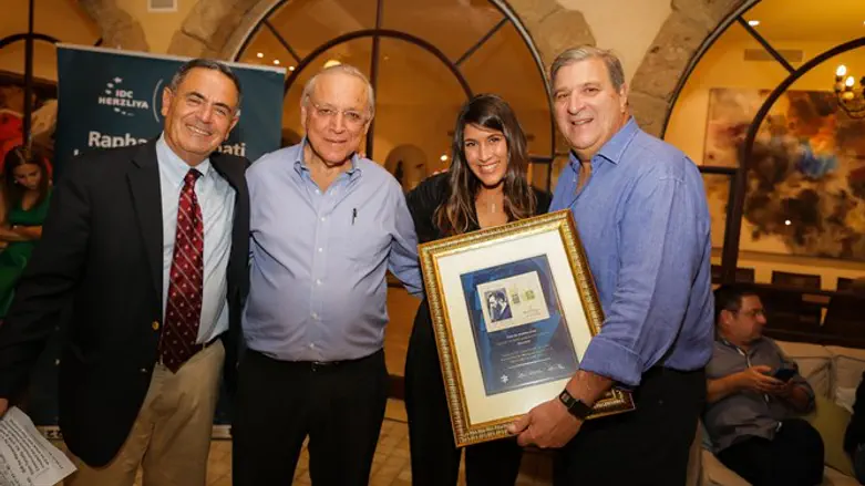 Jonathan Davis, Uriel Reichman, Liron Tzour and Oudi Recanati