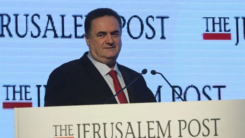 ישראל כ"ץ בוועידת ג'רוזלם פוסט