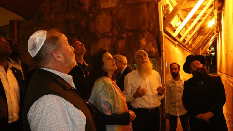 Michigan Governor Gretchen Whitmer at the Western Wall