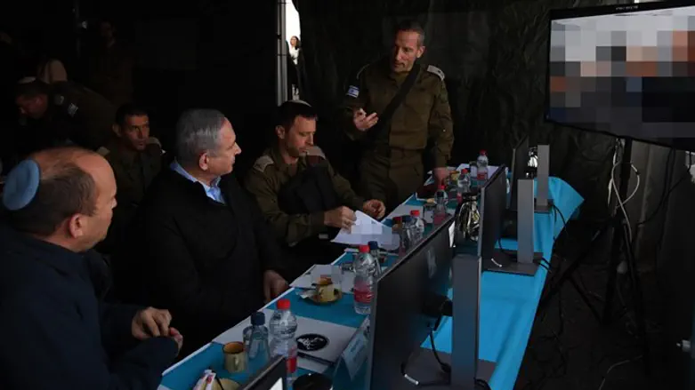 נתניהו ובנט בהר אביטל