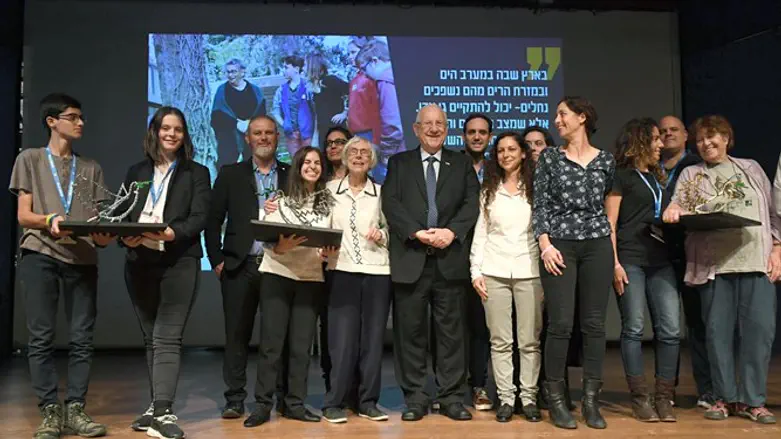 הענקת הפרס לקיימות