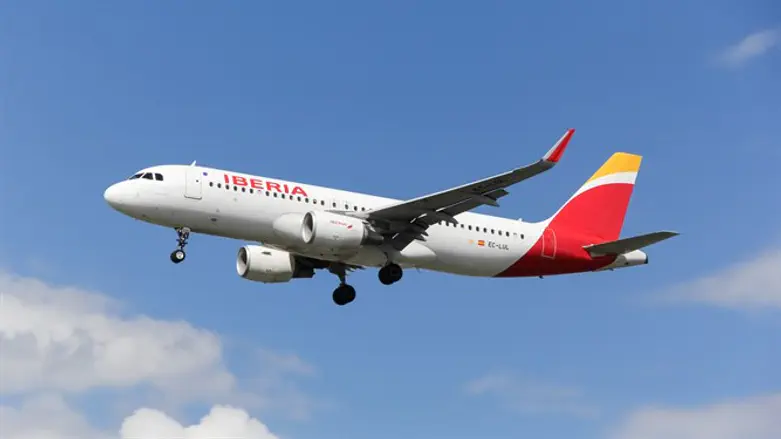 Iberia plane