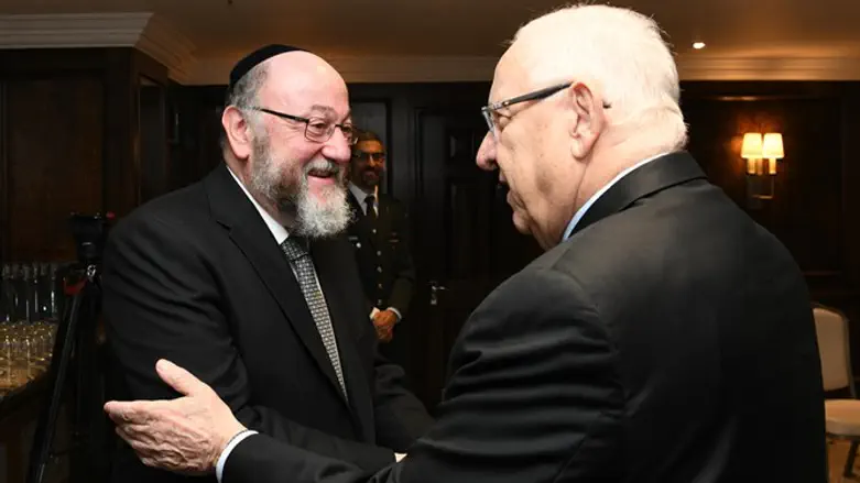 President Rivlin and Rabb Mervis