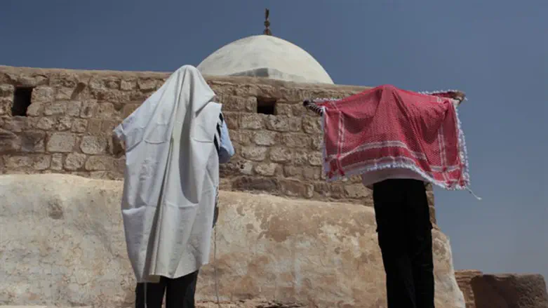 Aaron's Tomb on Jebel Haroun in Jordan