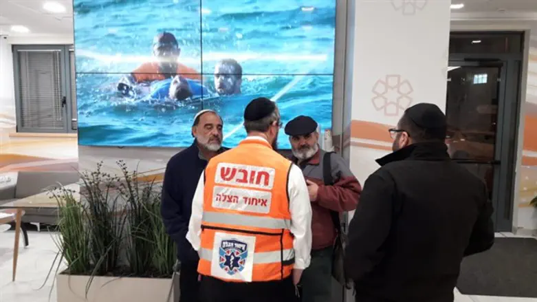 Ben Abraham receives medical treatment after his release