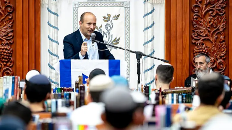 Нафтали Беннет в ешиве Сдерота