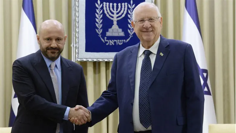 Реувен Ривлин и Абдулла Шатила