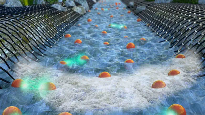 הדמיית אלקטרונים המתנהגים כנוזל