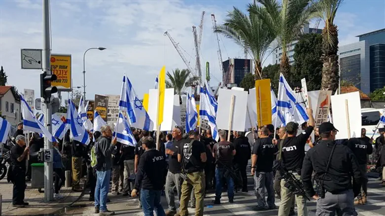 מפגן מחאה של ההסתדרות