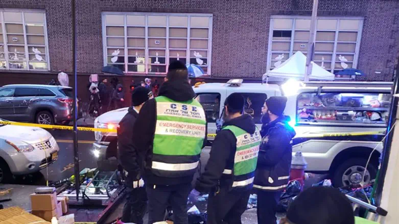 Scene of attack in Jersey City