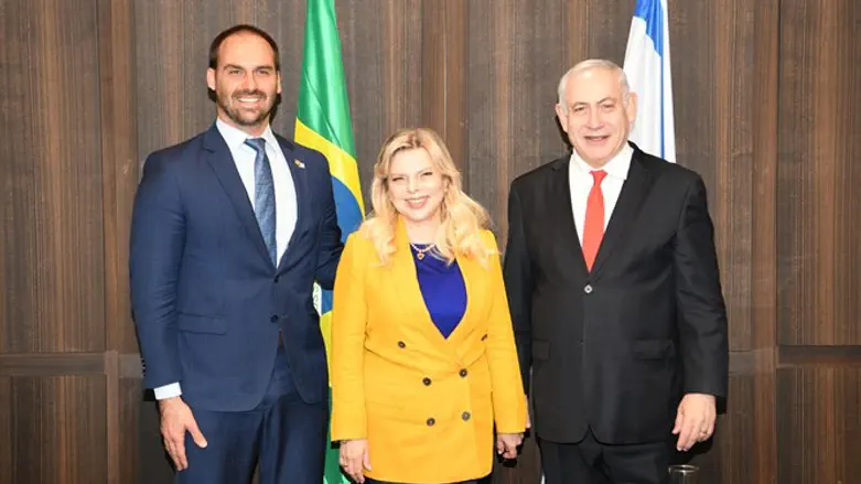 Эдуардо Болсонару, Сара и Биньямин Нетаньяху