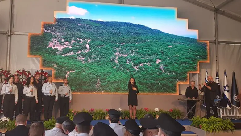 טקס זיכרון לנספים באסון הכרמל