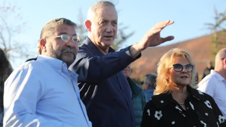 בני גנץ בגולן 